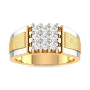 Whitegold Stone Design Ring